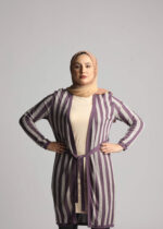 Women Striped Cardigan