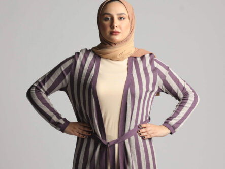 Women Striped Cardigan