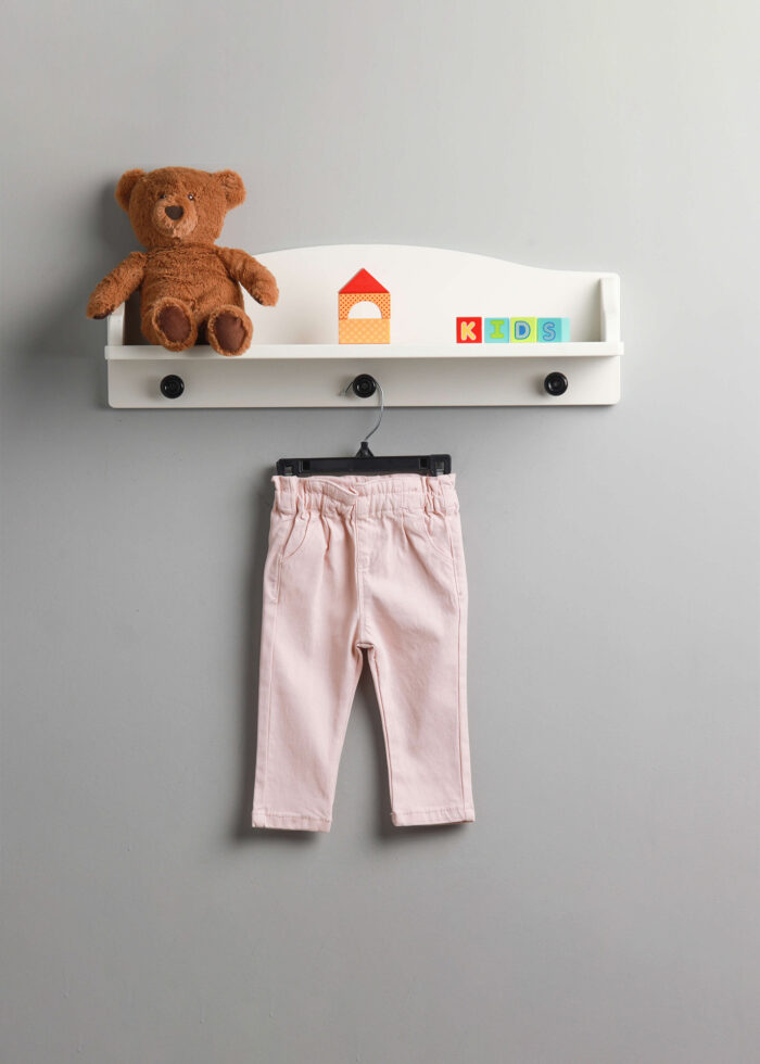Baby Girl Elastic waist Trousers - Image 1