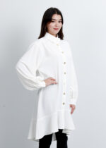 Women Plain Long Blouse - Image 3