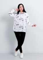 Women Text Design Printed Shirt
