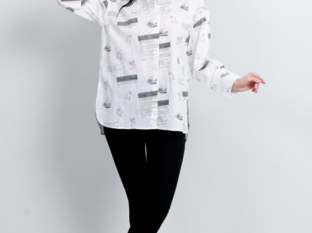 Women Text Design Printed Shirt