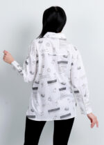 Women Text Design Printed Shirt - Image 4