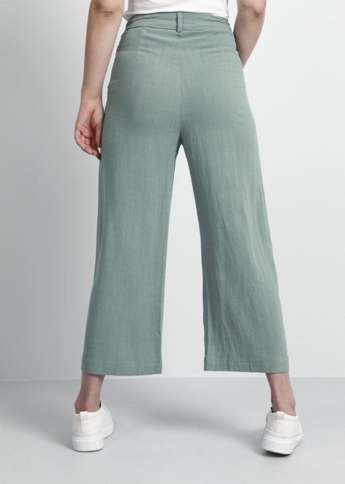 Women Plain Wide-Leg Trouser - Image 4