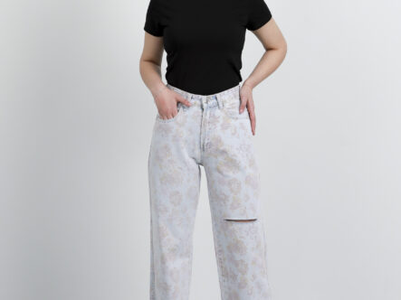 Women Baggy-Fit Jeans Trouser