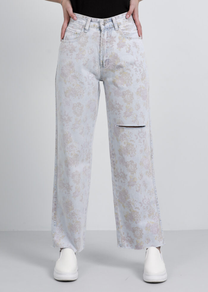 Women Baggy-Fit Jeans Trouser - Image 2