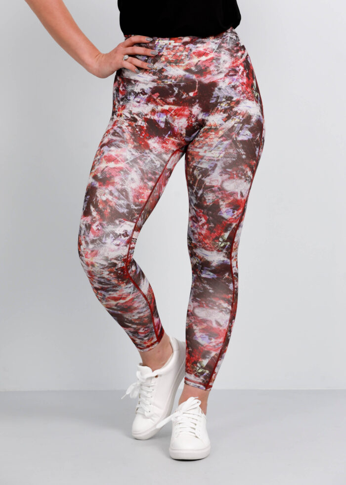 Women Printed Active Leggings - Image 1