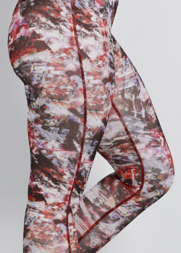 Women Printed Active Leggings - Image 2