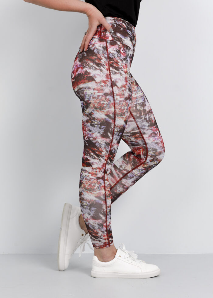Women Printed Active Leggings - Image 3