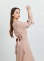 Women Long Plain Dress - Image 3