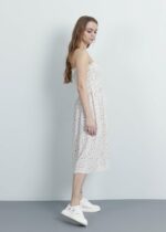 Women Floral Strapless Short Dress - Image 3