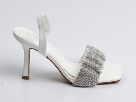 Women Leather Heels Sandal