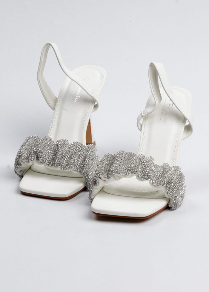 Women Leather Heels Sandal - Image 2