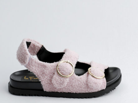 Women Faux Fur Sandal