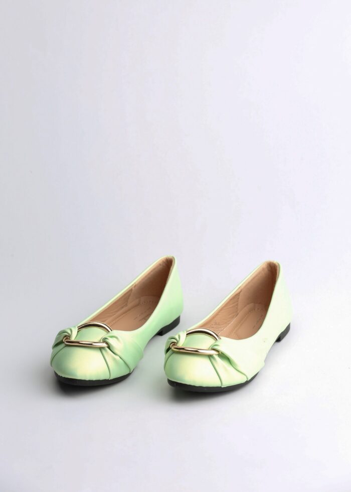 Women Leather Ballerina Shoes - Image 2