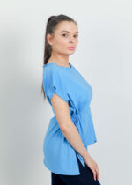 Women Plain Blouse with Rubber Waist - Image 3