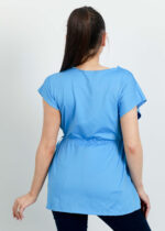 Women Plain Blouse with Rubber Waist - Image 4