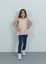 بلوزة أطفال بناتي مخططة