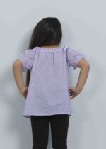 Kids Girl Striped Blouse - Image 4