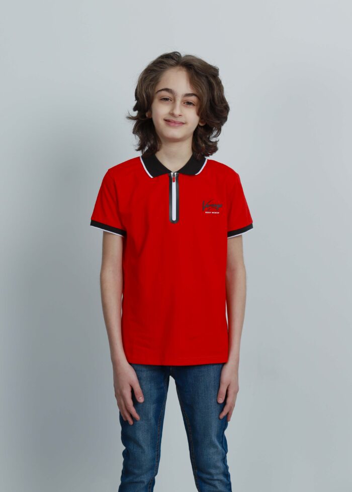 Kids Boy Polo T-Shirt - Image 2
