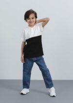 Kids Boy Color-Block Polo T-Shirt