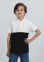Kids Boy Color-Block Polo T-Shirt - Image 2