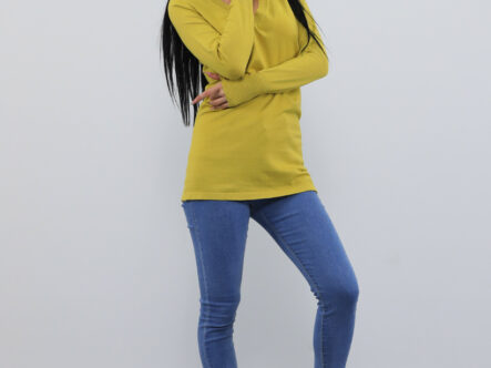 Long Sleeve, Basic Women's  blouse with Cuff Buttons