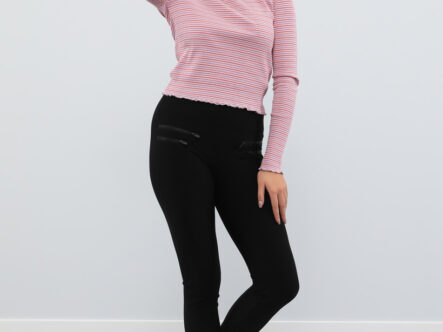 Tight-fitting Striped Women's Blouse