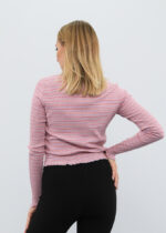 Tight-fitting Striped Women's Blouse - Image 4
