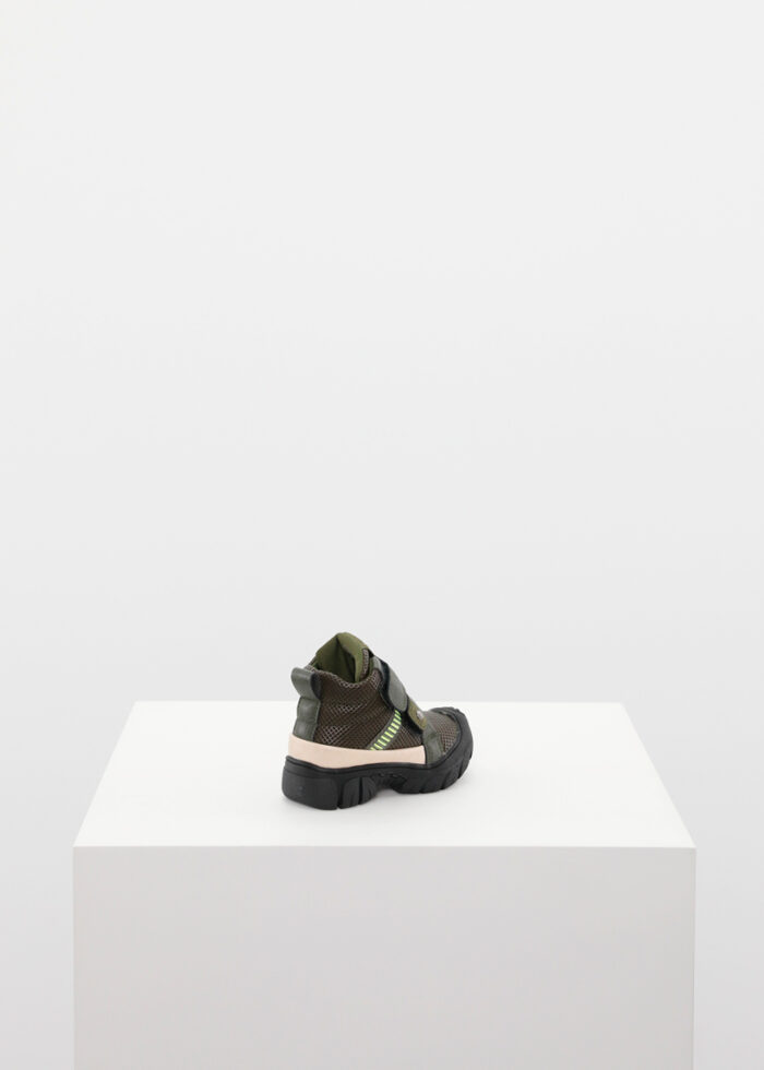 Two-Colored, Strap-on, Leather Boys' Shoes - Image 3