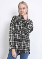⁦قميص نسائي كاروهات⁩ - الصورة ⁦2⁩