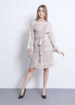 Women Pleated Short Dress - Image 2