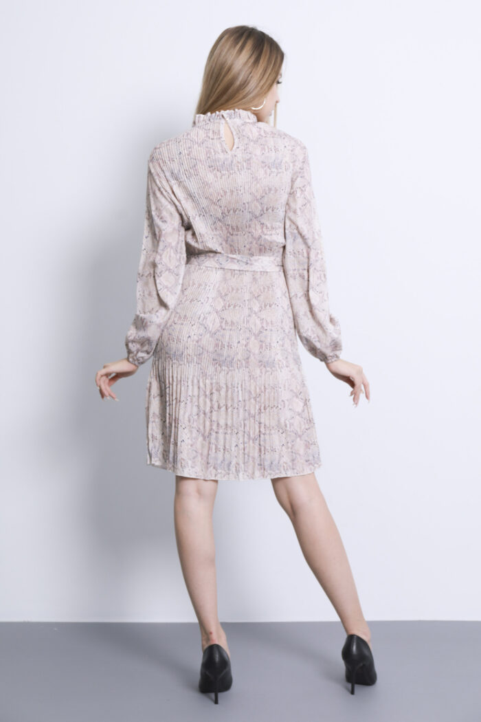 Women Pleated Short Dress - Image 4