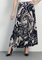 Women Pleated Long Skirt - Image 2