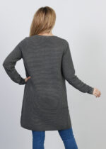Women Knitted Design Plain Cardigan - Image 4