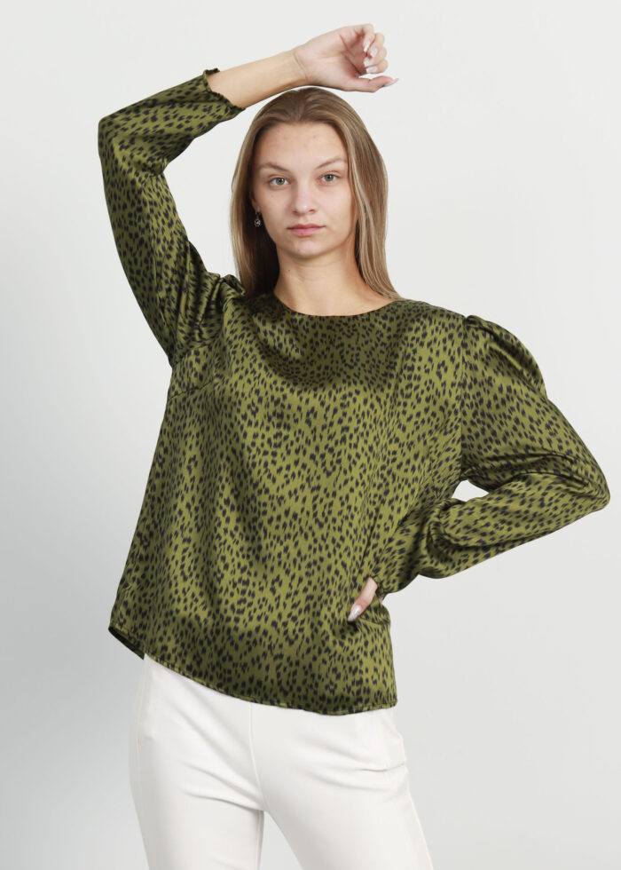Women Satin Blouse - Image 2