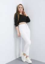 Women Plain Crop Blouse
