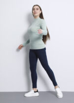 Women Plain Knitted Design Blouse