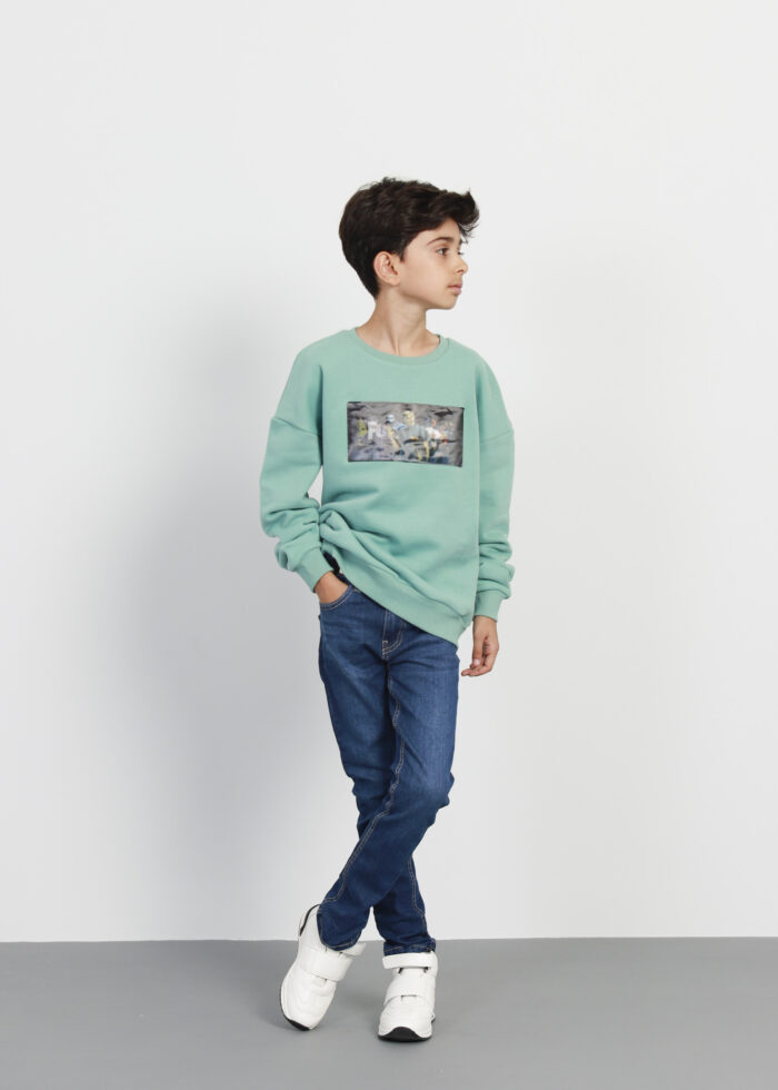 Kids Boy Fortnite Printed Blouse - Image 1