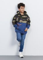 Kids Boy Two-Tone Hoodie