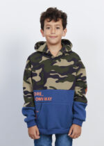 Kids Boy Two-Tone Hoodie - Image 2
