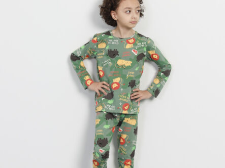 Kids Boy Animals Printed Two-Pieces Pajama