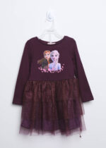 Baby Girl Elsa and Anna Printed Short Dress