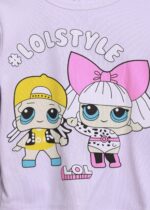 ⁦بيجامة أطفال بيبي بناتي قطعتين بطباعة “Lol Style”⁩ - الصورة ⁦2⁩
