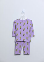 Baby Girl Pineapple Printed Two-Pieces Pajama
