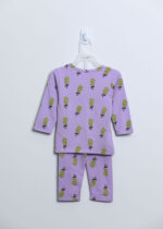 Baby Girl Pineapple Printed Two-Pieces Pajama - Image 3