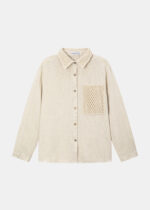 قميص نسائي بتصميم كروشيه