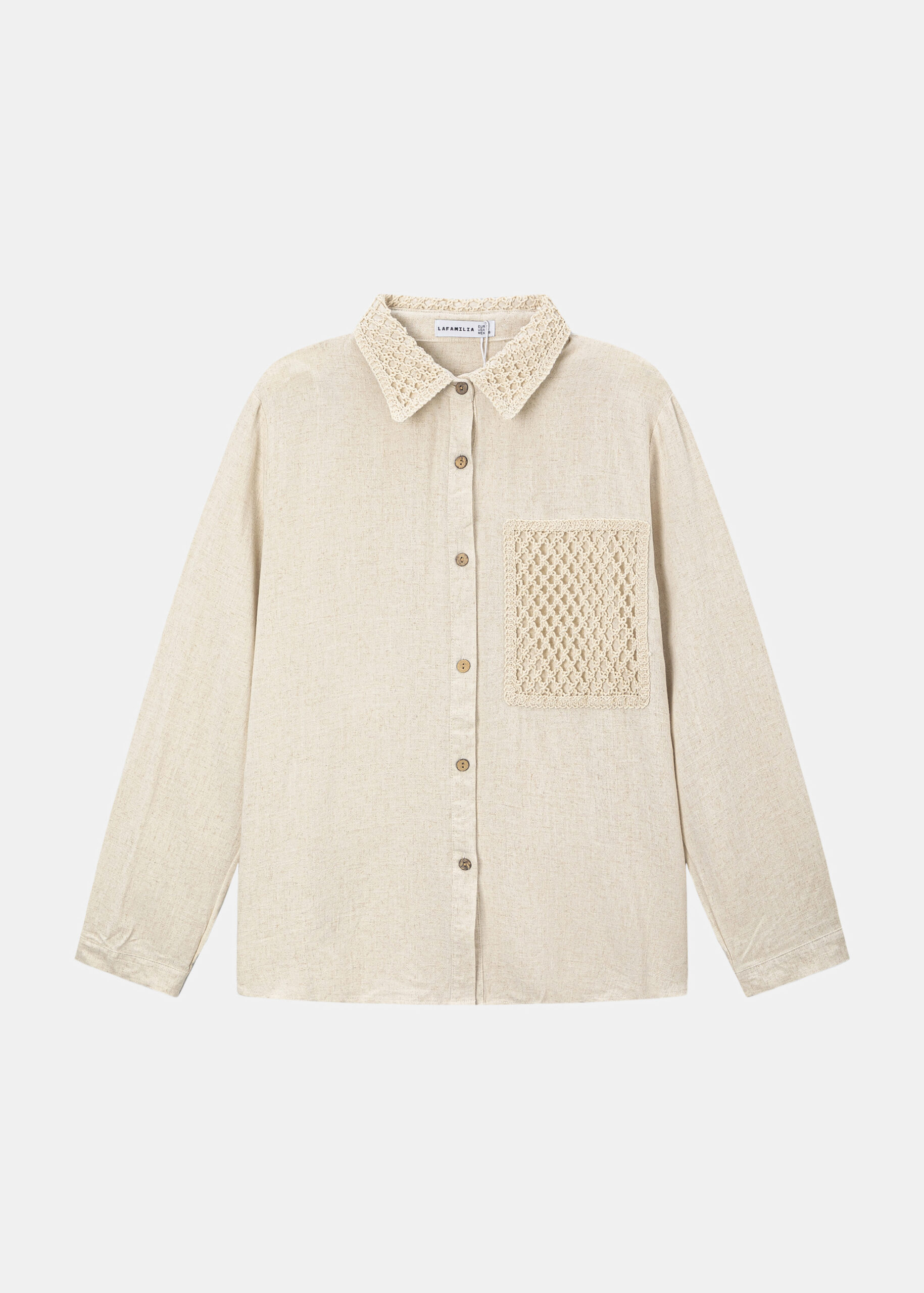 6125204049703-a قميص نسائي بتصميم كروشيه - الصورة 1