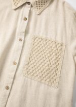 ⁦قميص نسائي بتصميم كروشيه⁩ - الصورة ⁦3⁩