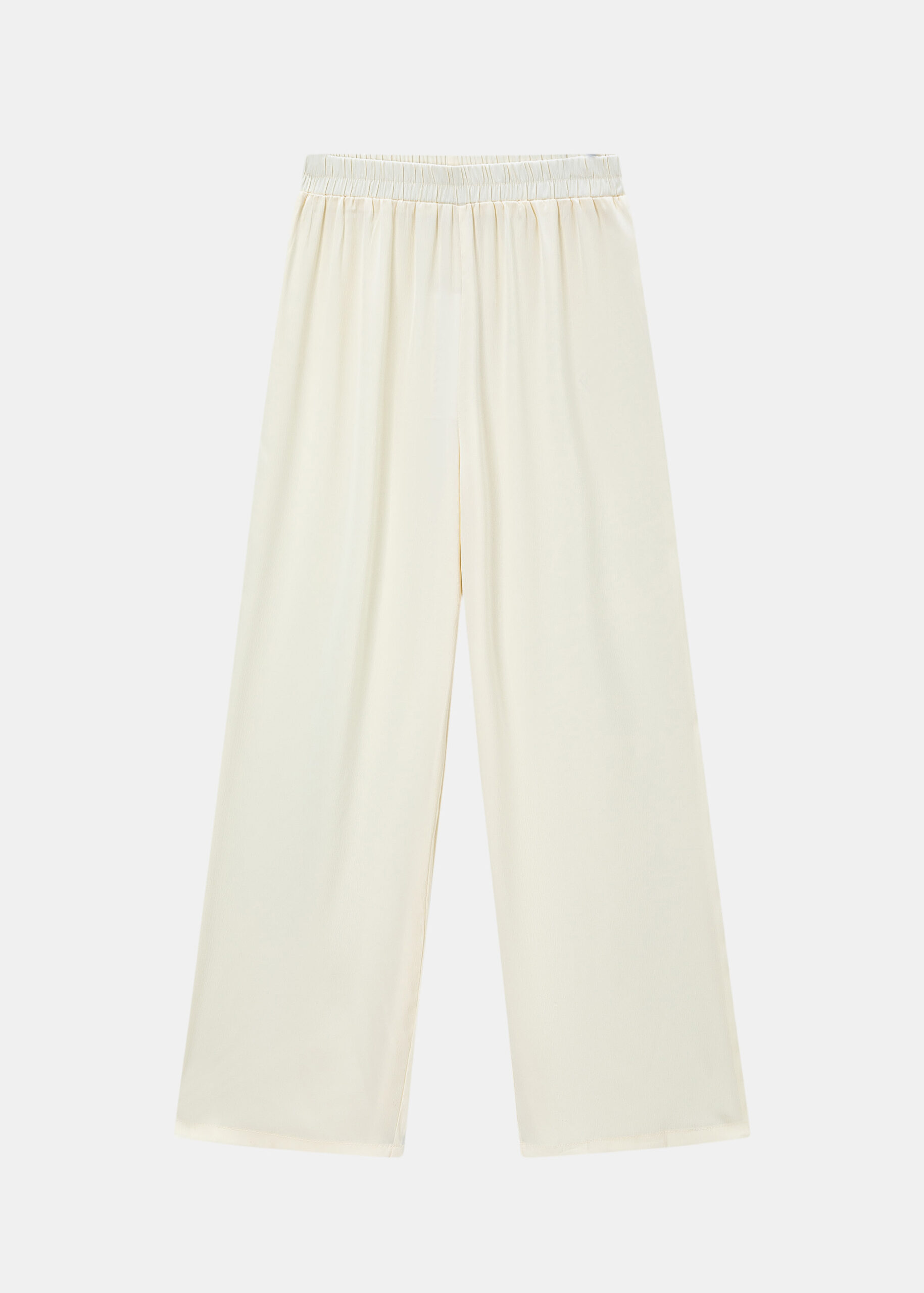 6125208005104-a Women Plain Flow Trouser - Image 1